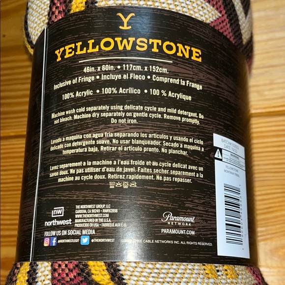 Yellowstone Dutton Ranch Throw - Picture 3 of 3